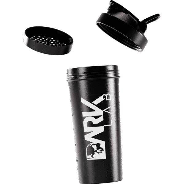 Coqueteleira Shaker Caveira Preta 700ml com Rede - Image 4