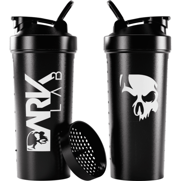 Coqueteleira Shaker Caveira Preta 700ml com Rede