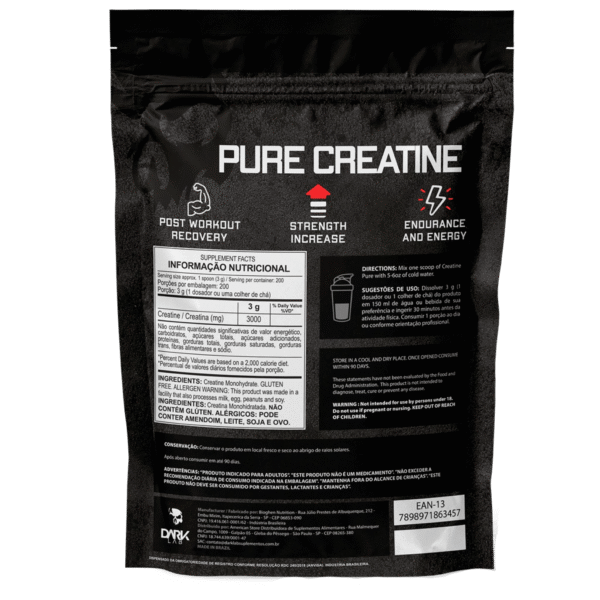 Creatina Pura 500g Refil - Dark Lab - Image 3