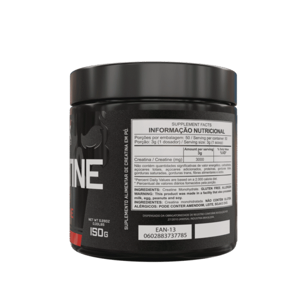 Creatina Pura 150g + Coqueteleira Preta 700ml Dark Lab - Image 5